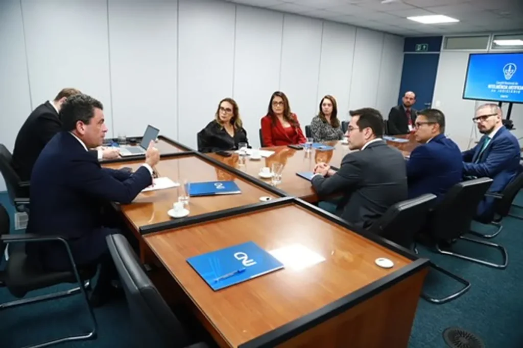 Reunião entre OAB Nacional e CNJ para discutir regulamentação da inteligência artificial no judiciário